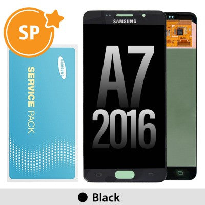 Samsung Galaxy A7 (2016) A710F OLED Screen Replacement Digitizer-Black Samsung Galaxy A7 (2016) A710F OLED Screen Replacement Digitizer-Black